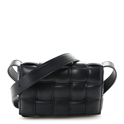 Bottega Veneta Nappa Maxi Intreccio Small Padded Cassette Crossbody Bag Deep Blue 1 of 9