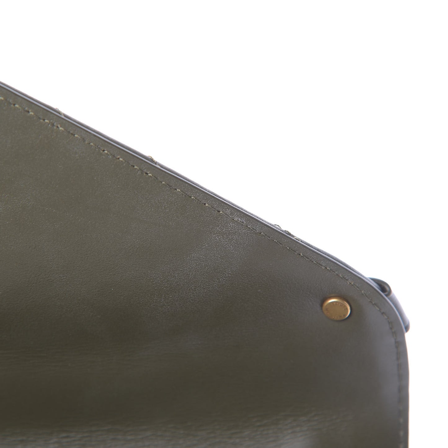 Calfskin New Wave Chain MM Kaki