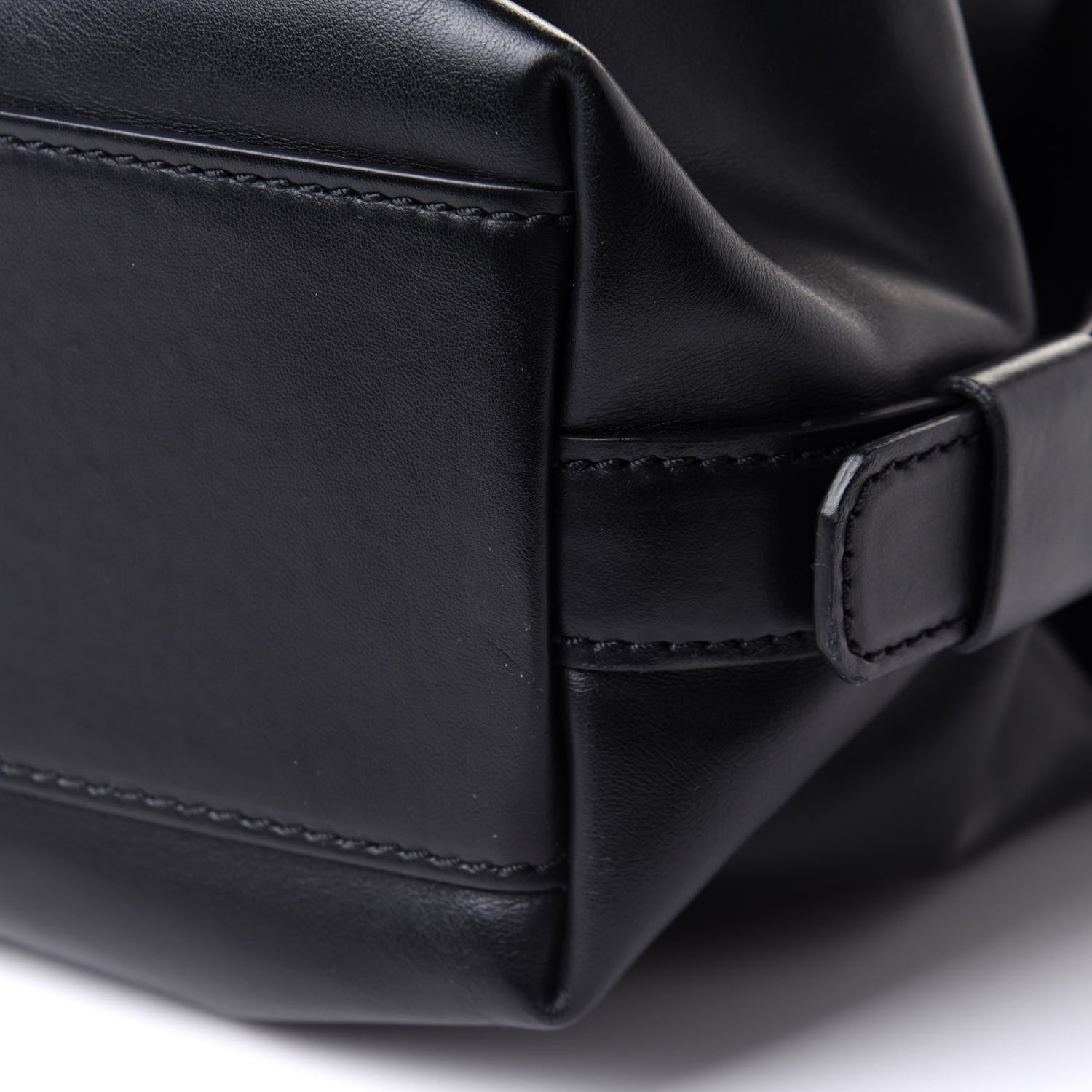 Givenchy Waxed Calfskin Medium Nightingale Logo Strap Black 10 of 10