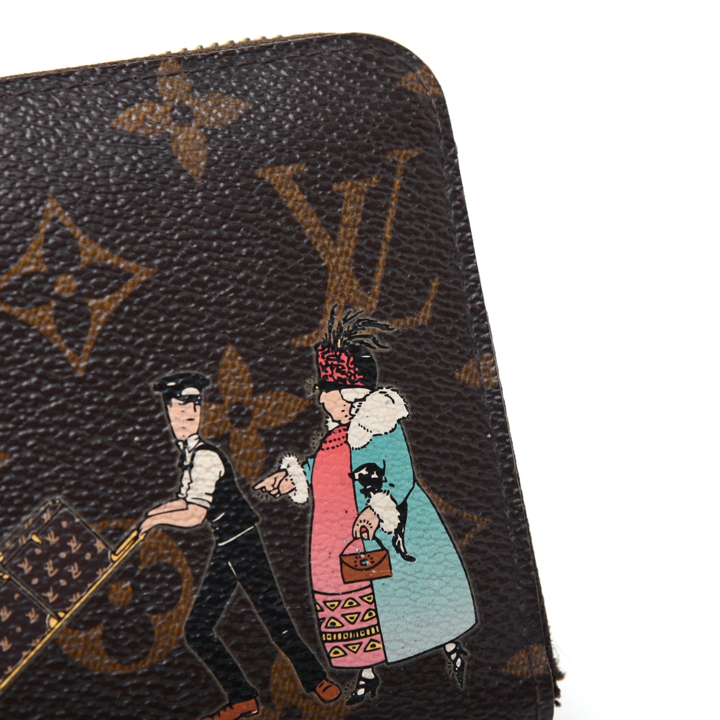 Monogram Illustre Zippy Wallet Rose