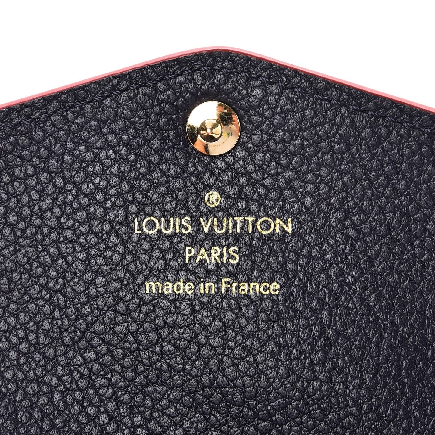 Empreinte Key Pouch Marine Rouge