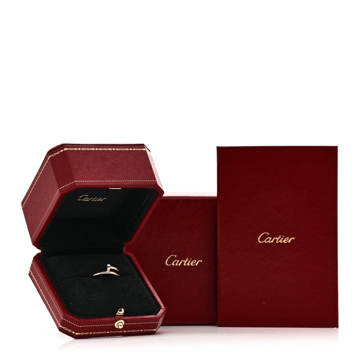 Cartier 18K Pink Gold Small Juste Un Clou Ring 51 5.75 6 of 6