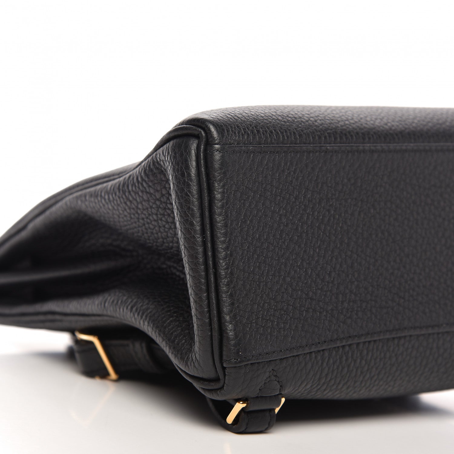 Hermes Taurillon Clemence Kelly Ado Backpack Black 5 of 9