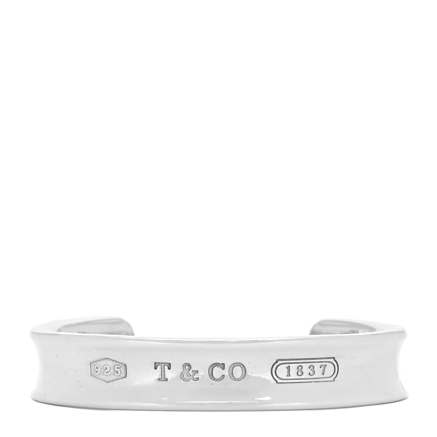 Tiffany Sterling Silver 1837 Cuff Bracelet 1 of 4