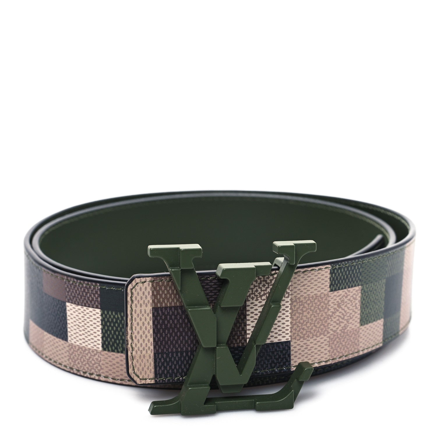 Louis Vuitton Damoflage Mega Pixel 40mm LV Reversible Belt 100 40