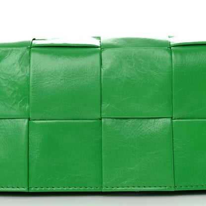 Bottega Veneta Paper Calfskin Intreccio Cassette Belt Bag Parakeet 8 of 10