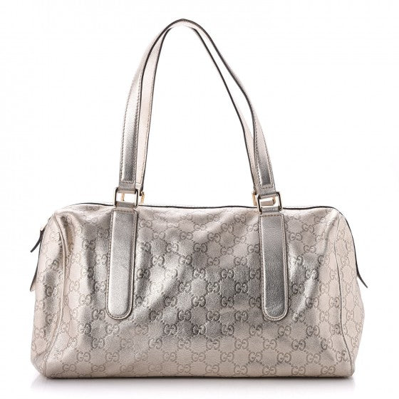 Metallic Guccissima Boston Gold