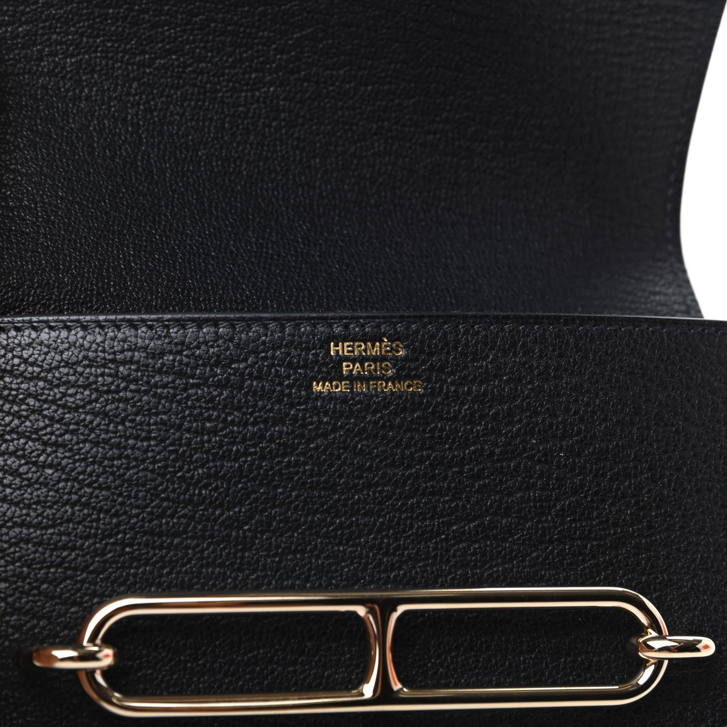 Hermes Chevre Mysore Roulis Slim Wallet Black 6 of 10