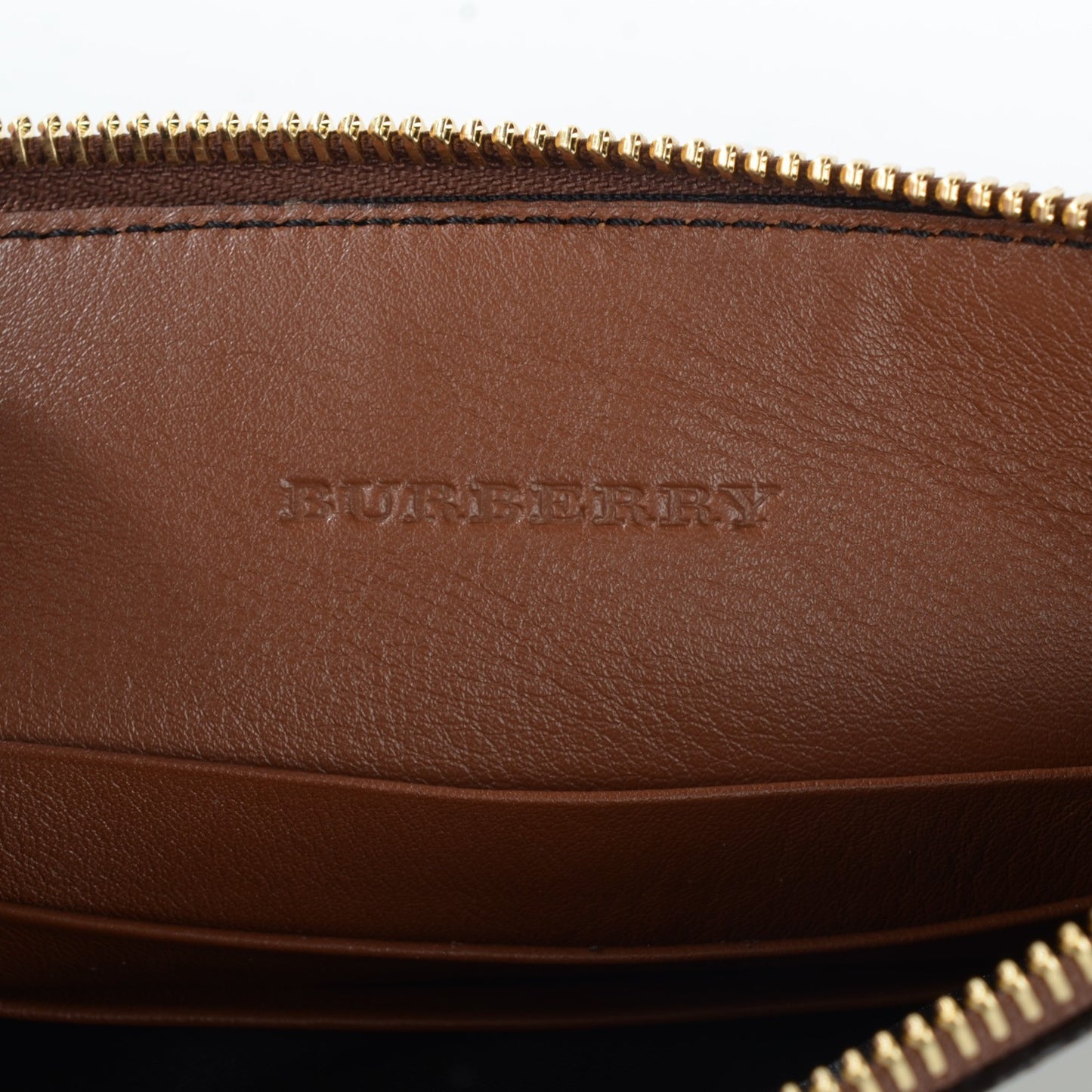House Check Derby Peyton Crossbody Clutch Bag Tan