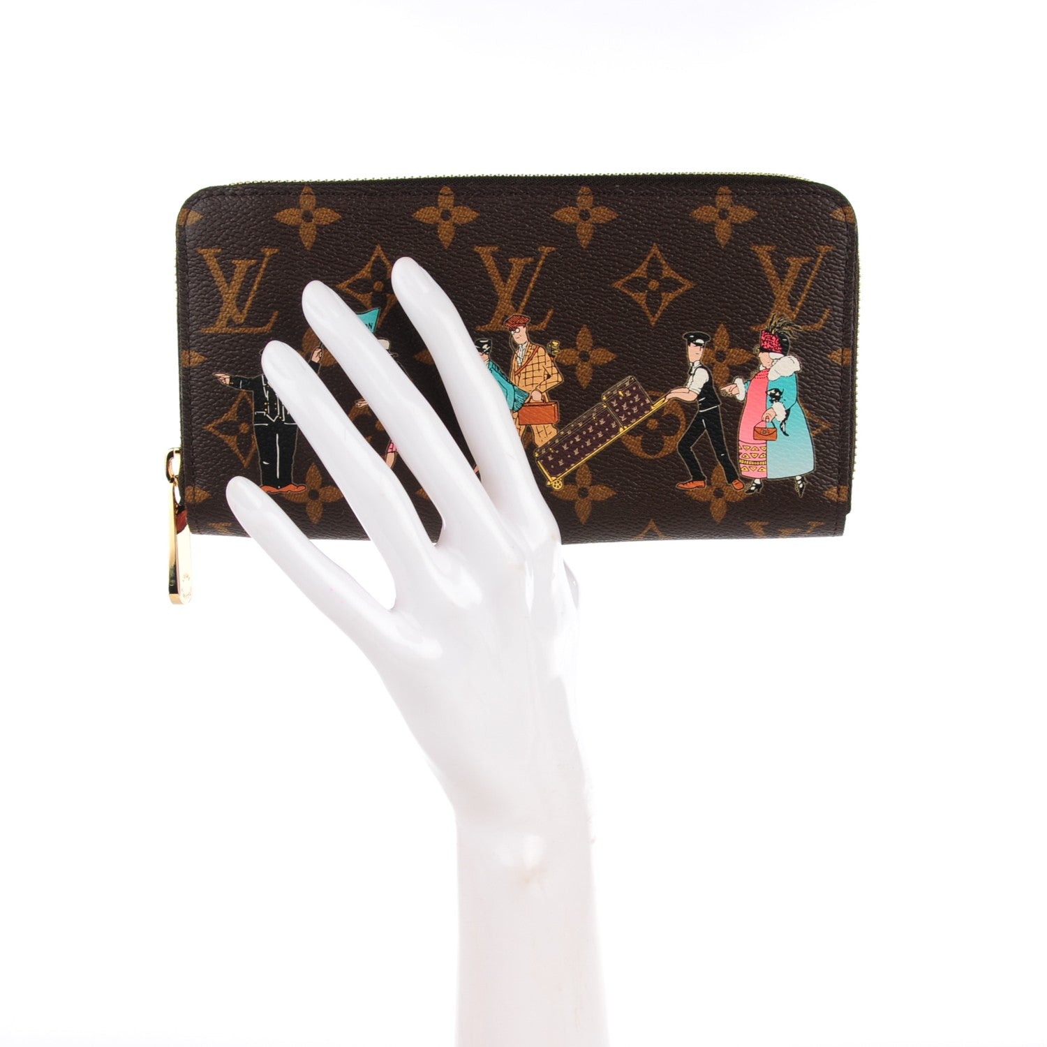 Louis Vuitton Monogram Illustre Zippy Wallet Rose 2 of 7