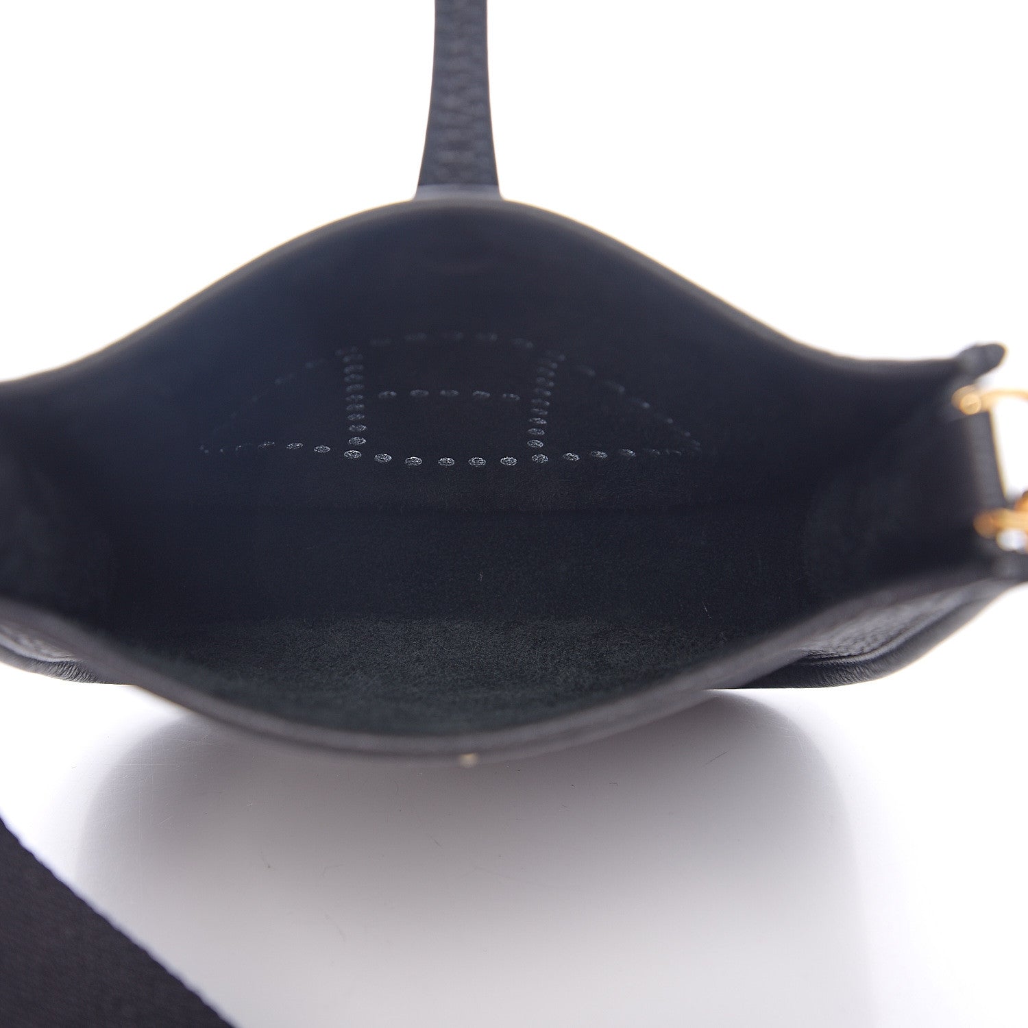 Hermes Taurillon Clemence Evelyne TPM Black 4 of 10