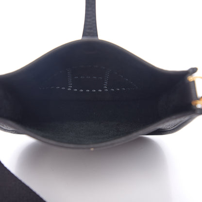 Hermes Taurillon Clemence Evelyne TPM Black 4 of 10