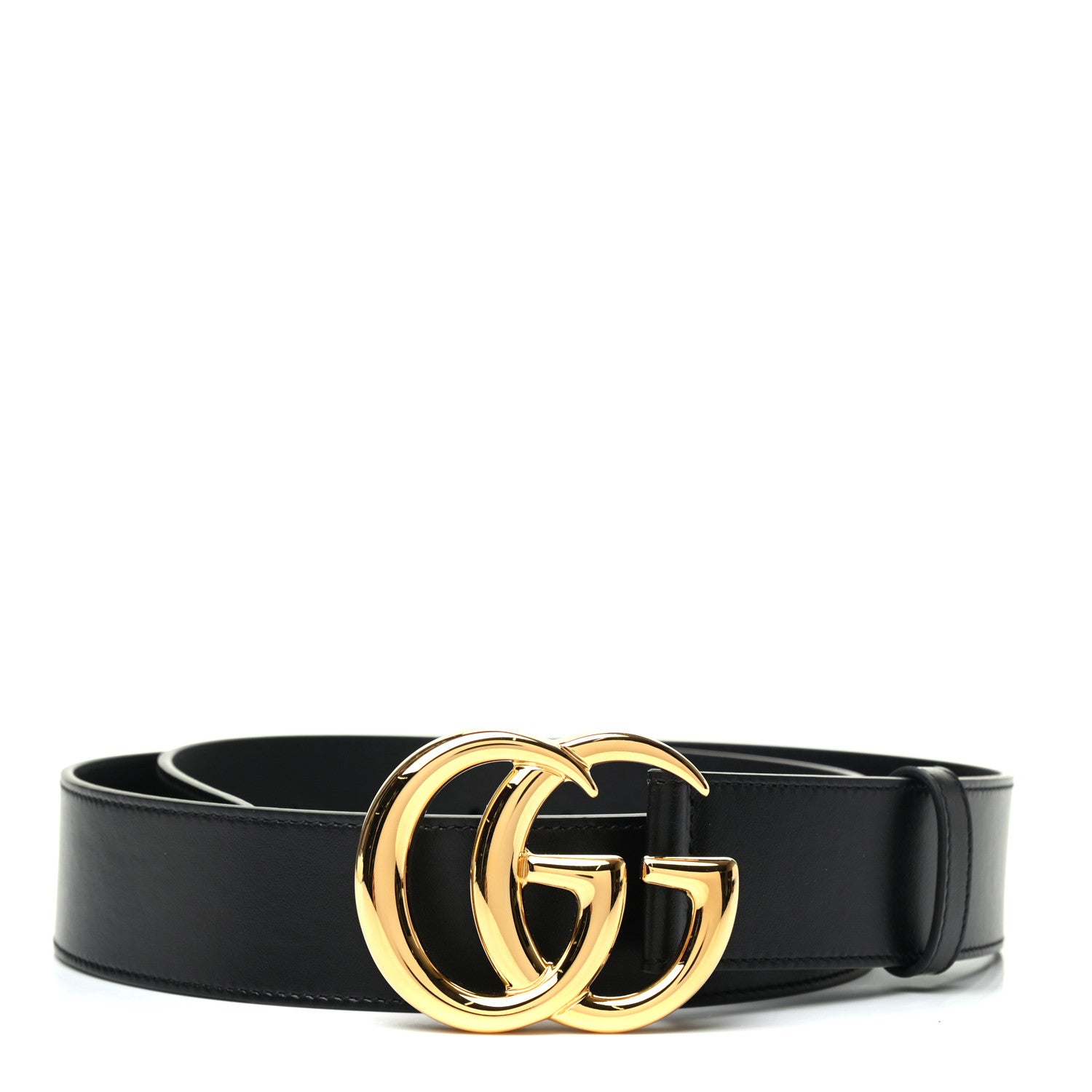 Gucci Plutone Calfskin Double G 40mm Belt 100 40 Black 1 of 4
