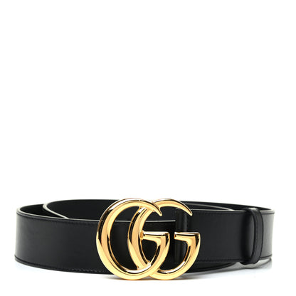 Gucci Plutone Calfskin Double G 40mm Belt 100 40 Black 1 of 4