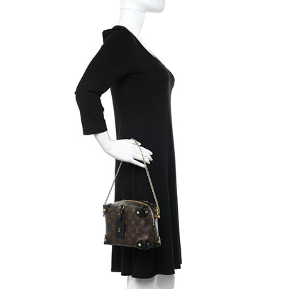 Louis Vuitton Monogram Petite Malle Souple Black 2 of 9