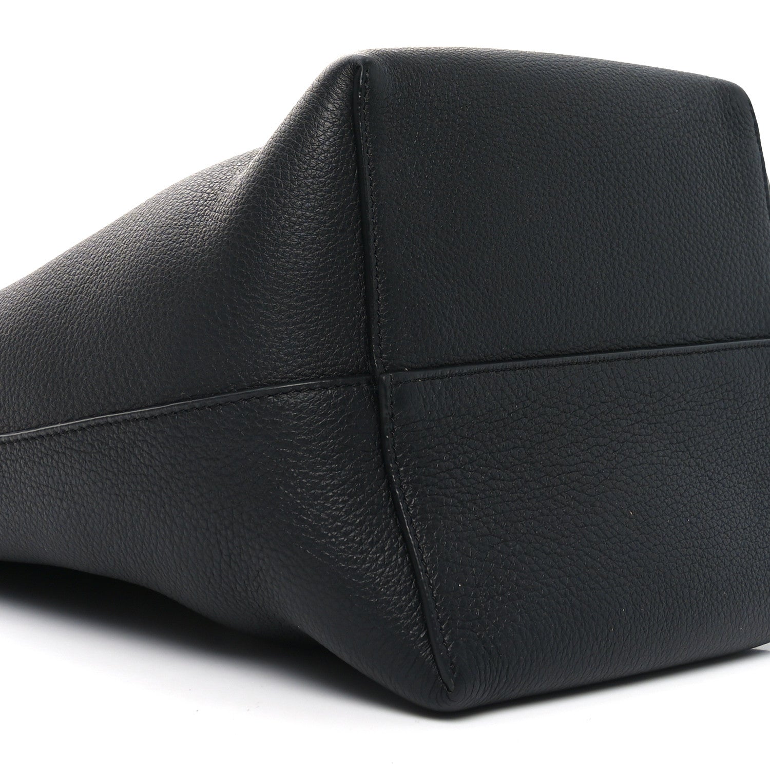 The Row Grained Calfskin Medium N/S Hook Tote Black 9 of 10