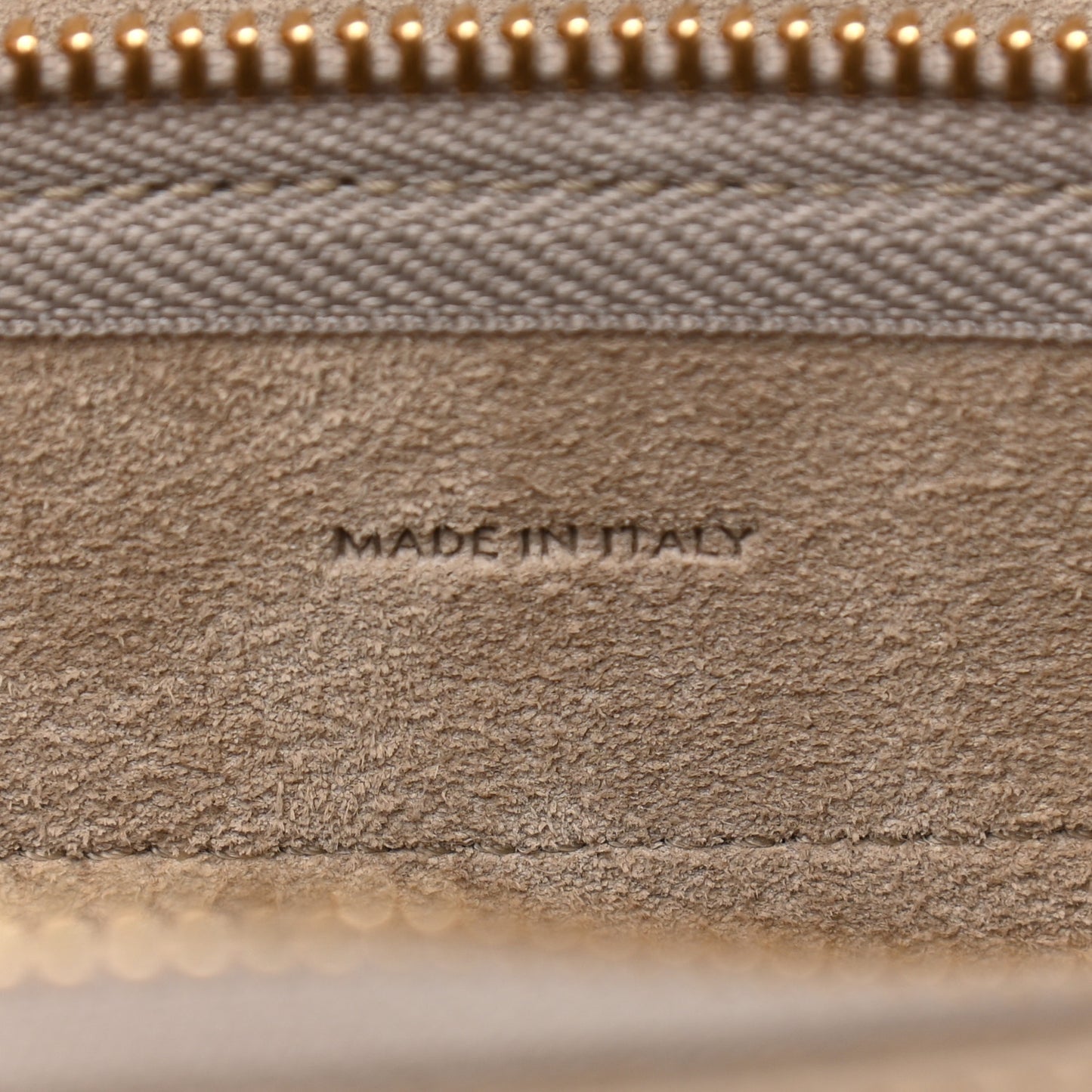 Grained Calfskin Nano Belt Bag Light Taupe