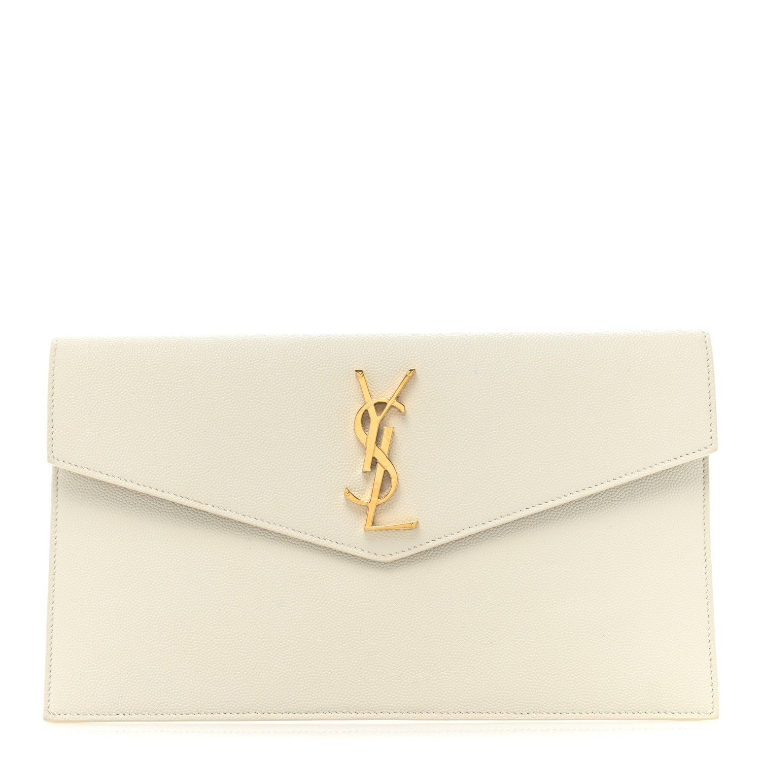 Saint Laurent Grain De Poudre Uptown Pouch Crema Soft 1 of 13