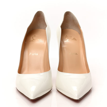 Christian Louboutin Patent Hot Chick 100 Pumps 41 White 2 of 9