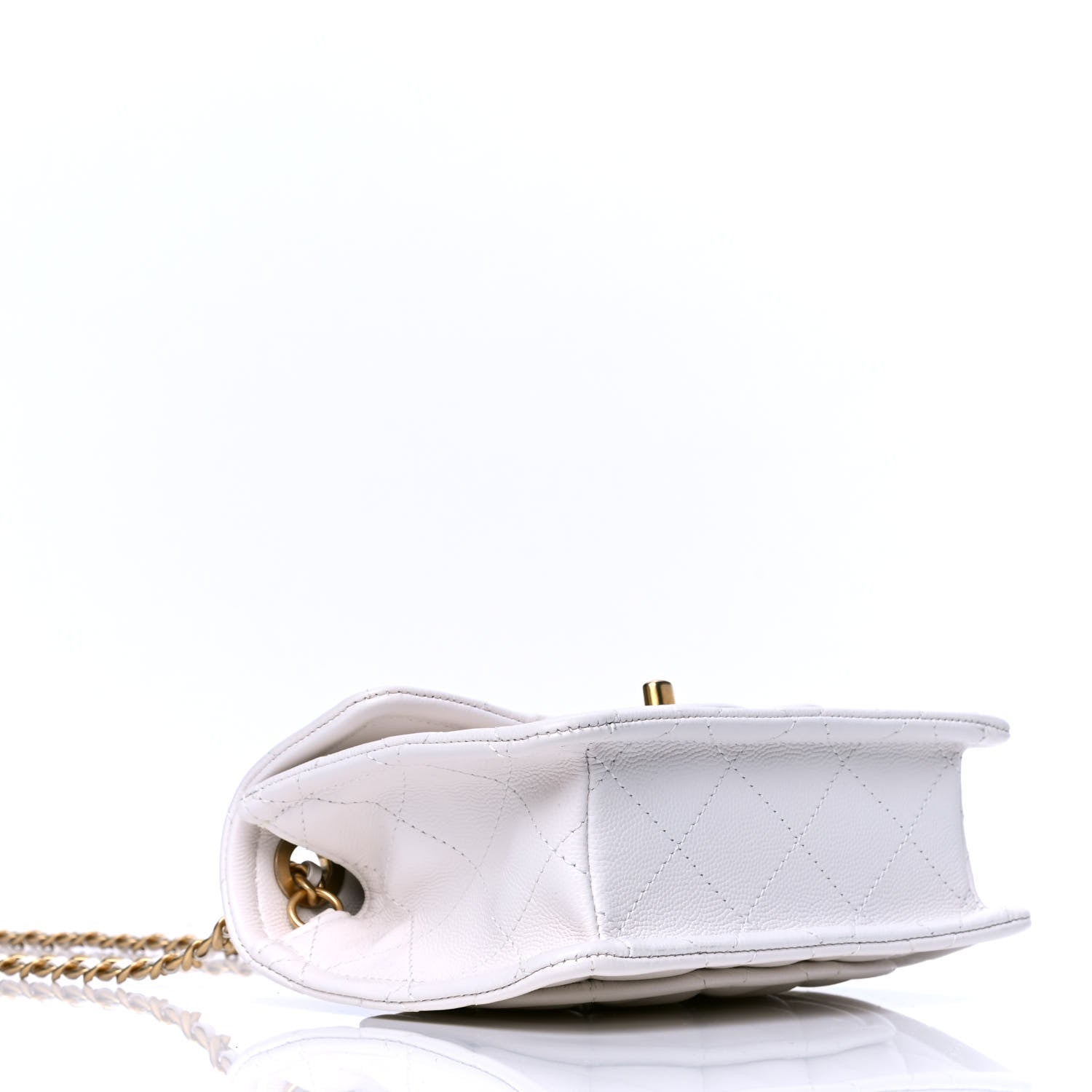 Chanel Caviar Quilted Mini Sweet Classic Flap White 3 of 4