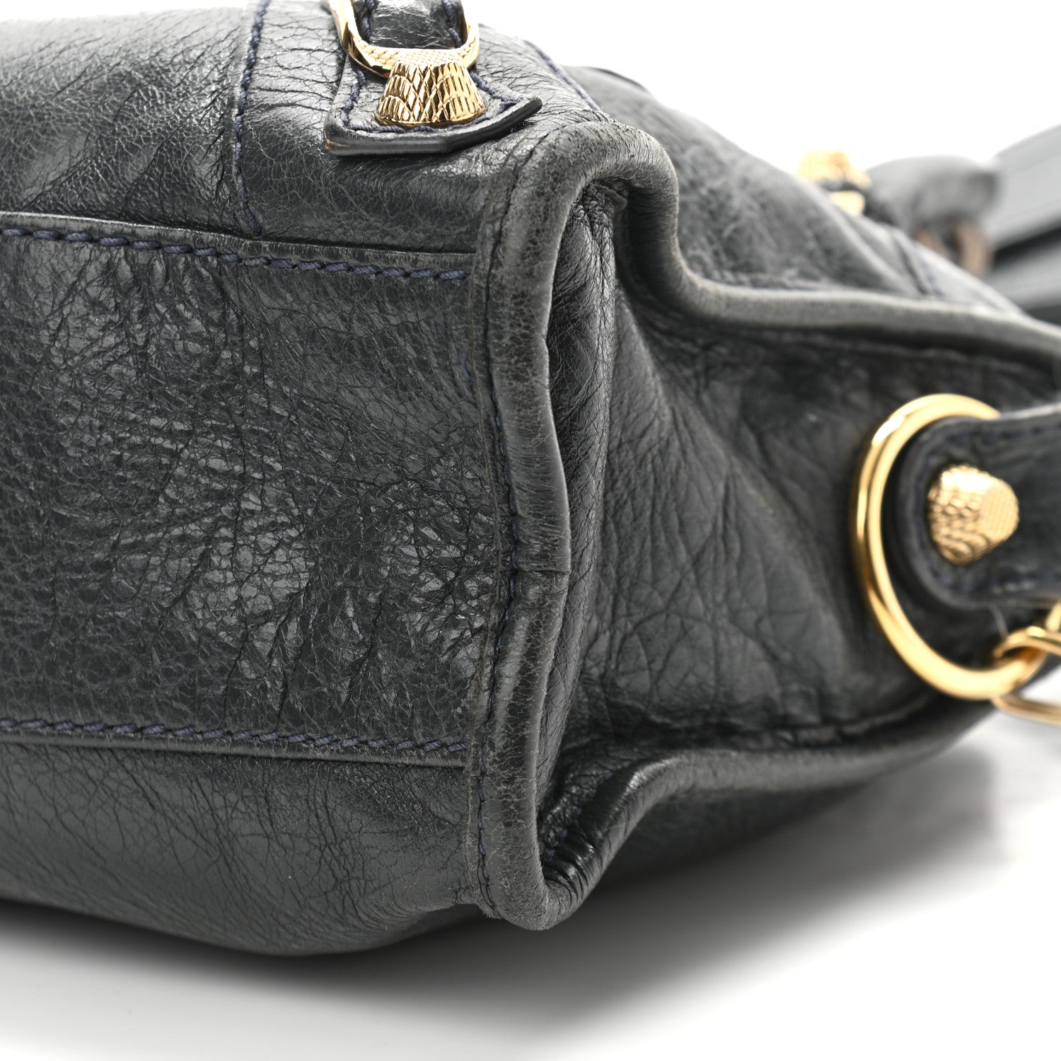 Balenciaga Agneau Giant 12 Gold Hardware Mini City Anthracite 10 of 10