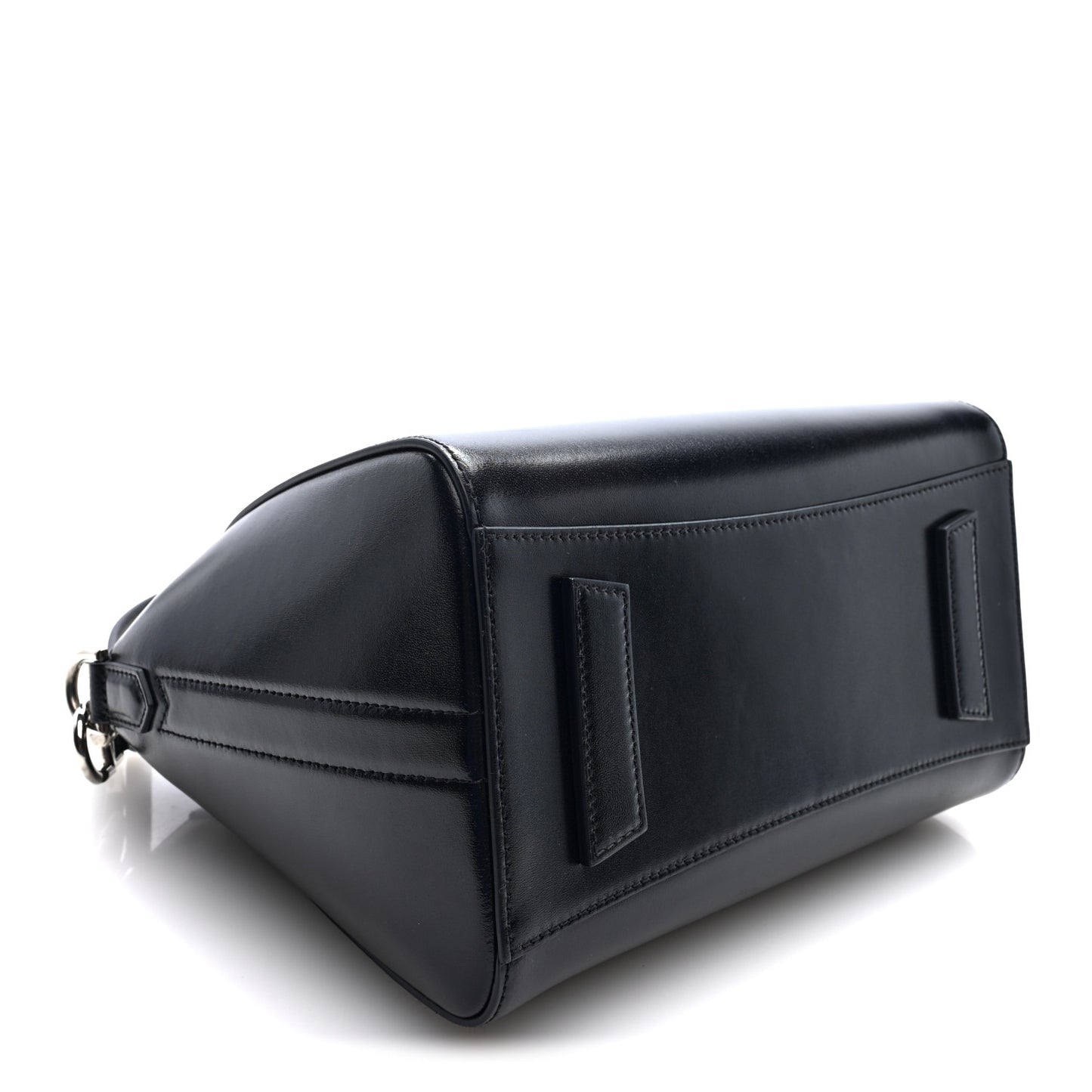 Shiny Lord Calfskin Smalll Antigona Black