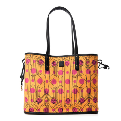 MCM Visetos Medium Project Reversible Shopper Tote White 9 of 15