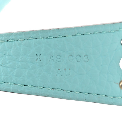 Hermes Taurillon Clemence Lindy 26 Bleu Atoll 7 of 14