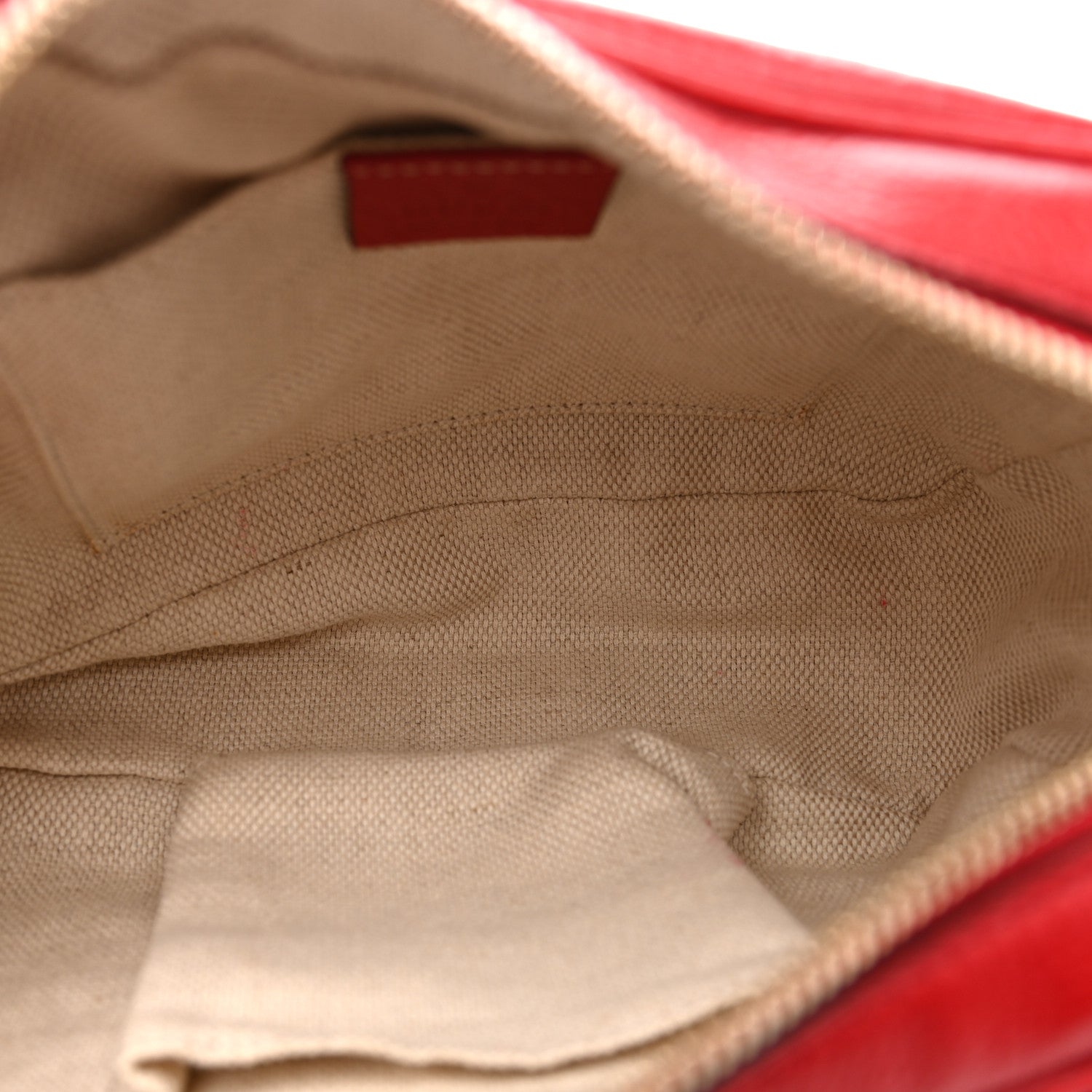 Gucci Pebbled Calfskin Small Soho Disco Bag Vibrant Red 5 of 12