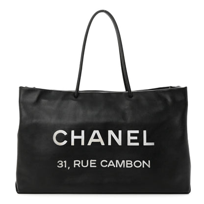 Chanel Calfskin Large Essential 31 Rue Cambon Tote Black 1 of 12