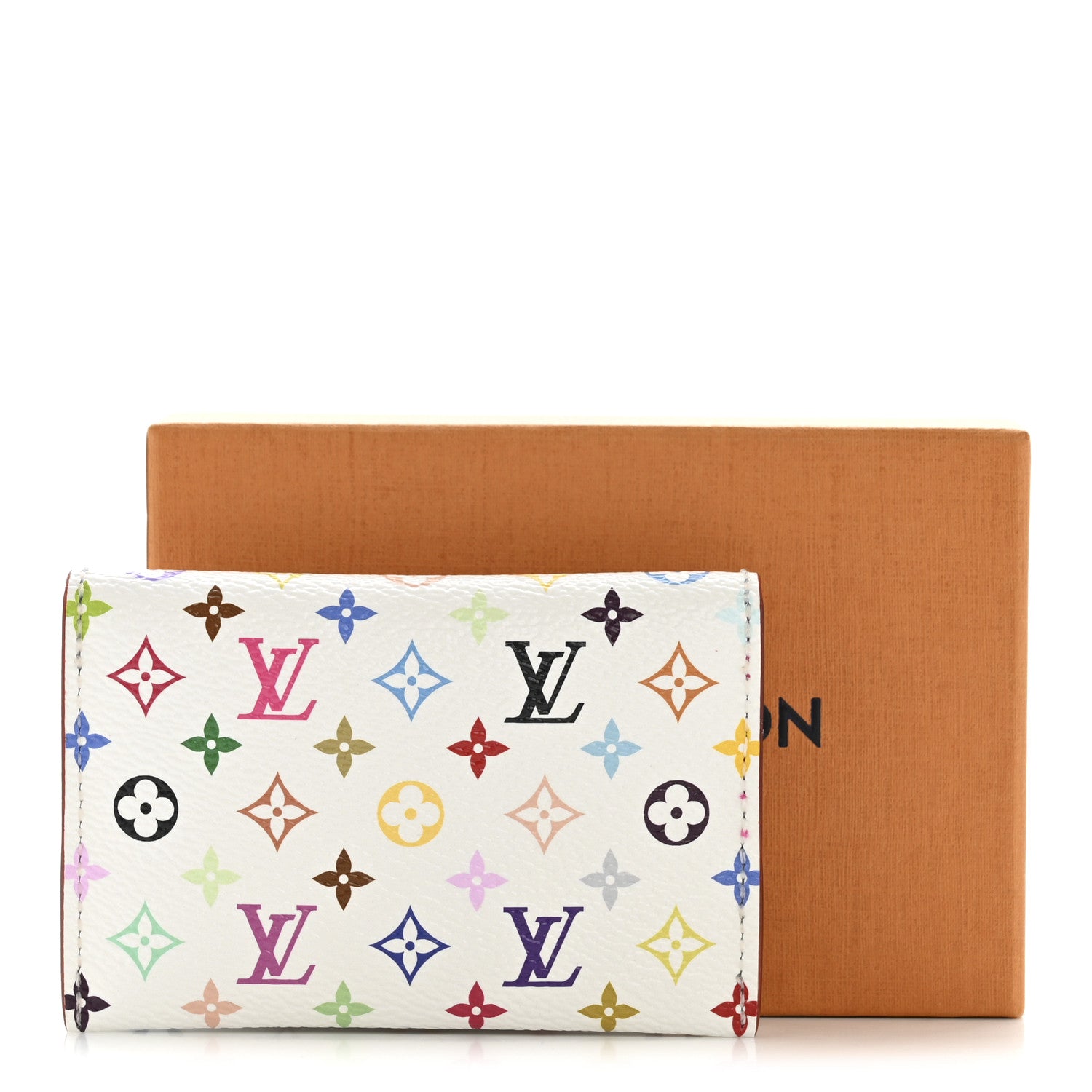 Louis Vuitton LV X TM Monogram Multicolor Slim Card Holder White 7 of 7