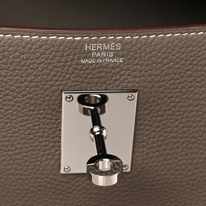 Hermes Togo Kelly Messenger Etoupe 6 of 9
