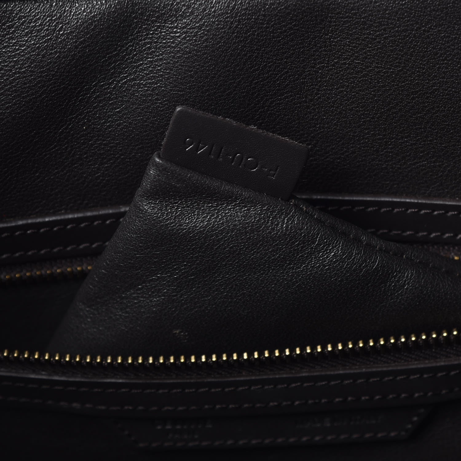Celine Drummed Calfskin Nubuck Mini Tri-Color Luggage Chalk 8 of 11