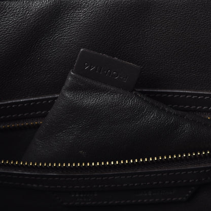 Celine Drummed Calfskin Nubuck Mini Tri-Color Luggage Chalk 8 of 11