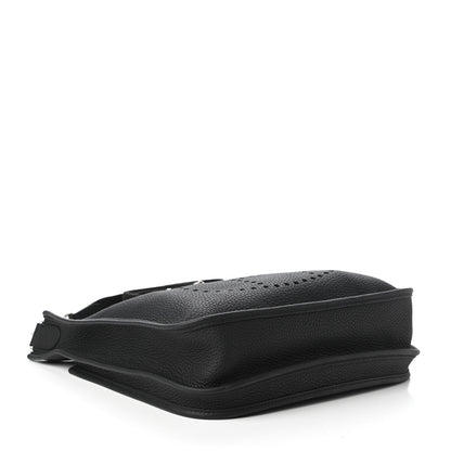 Hermes Taurillon Clemence Evelyne III PM Black 4 of 10