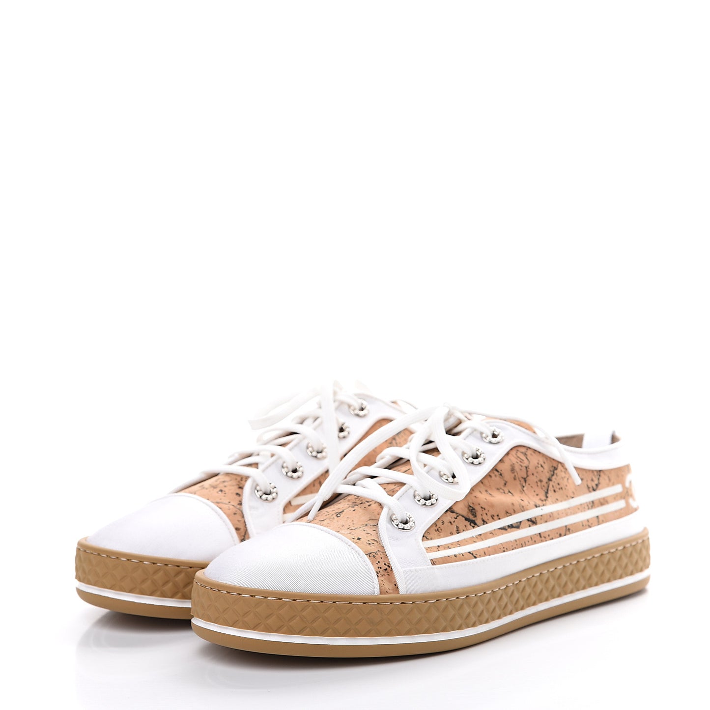 Cork Jetty Sneaker 41.5 Brown White