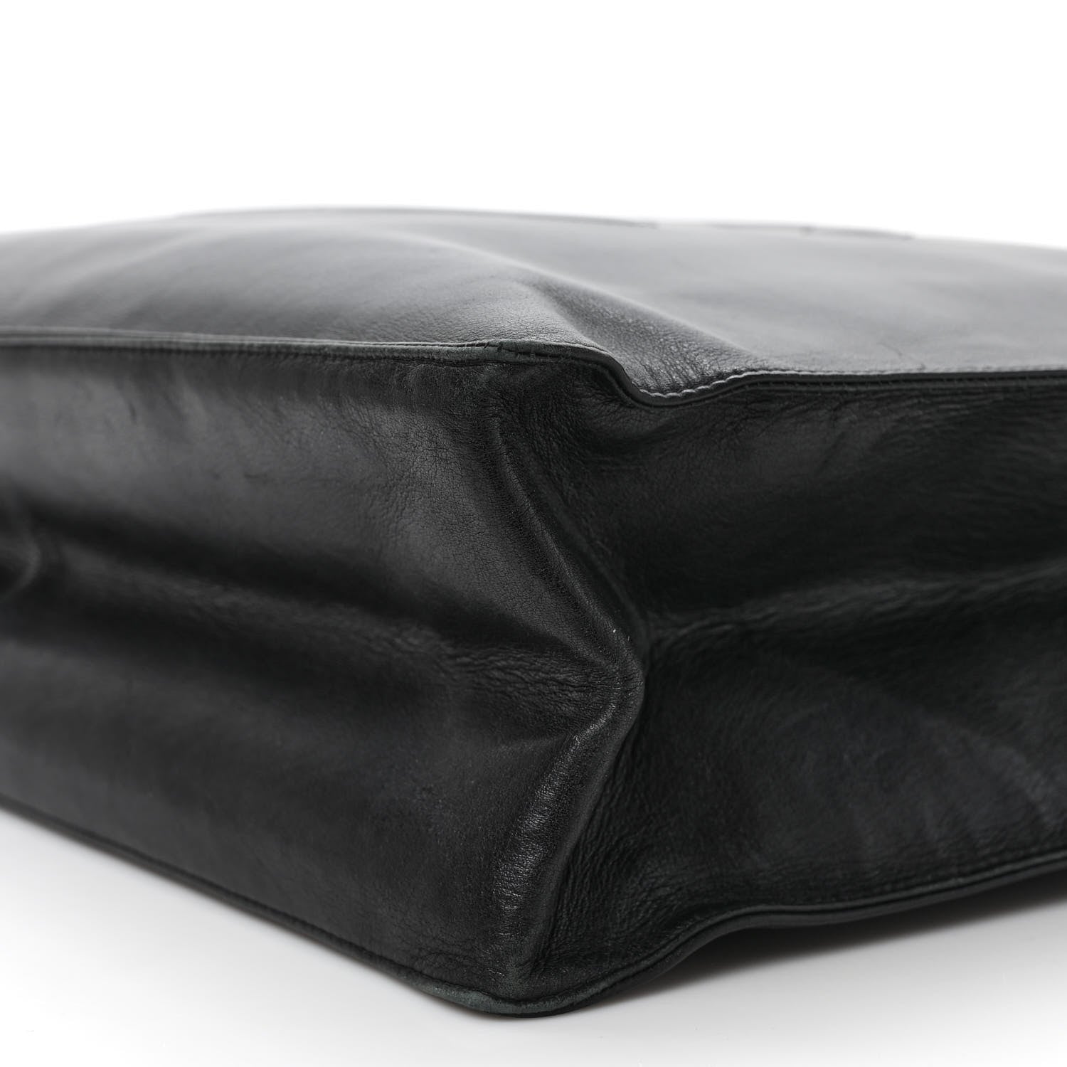 Chanel Lambskin CC Tote Black 10 of 12