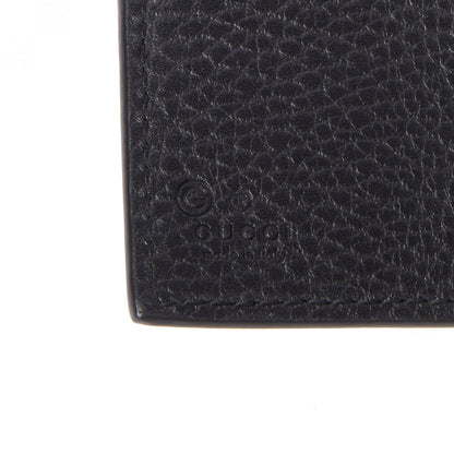 Gucci Dollar Calfskin Interlocking G French Wallet Black 7 of 7