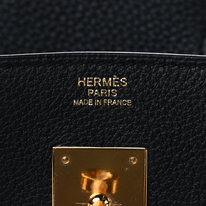 Hermes Togo Birkin 30 Black 10 of 13