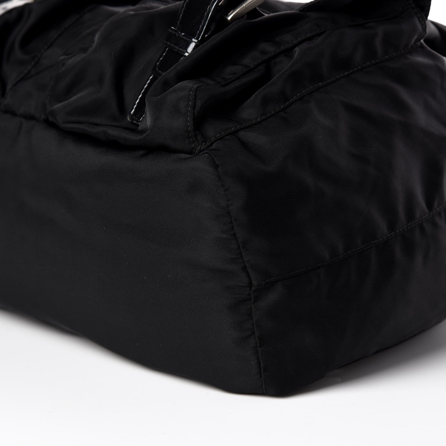 Prada Nylon Vela Medium Backpack Black 6 of 11
