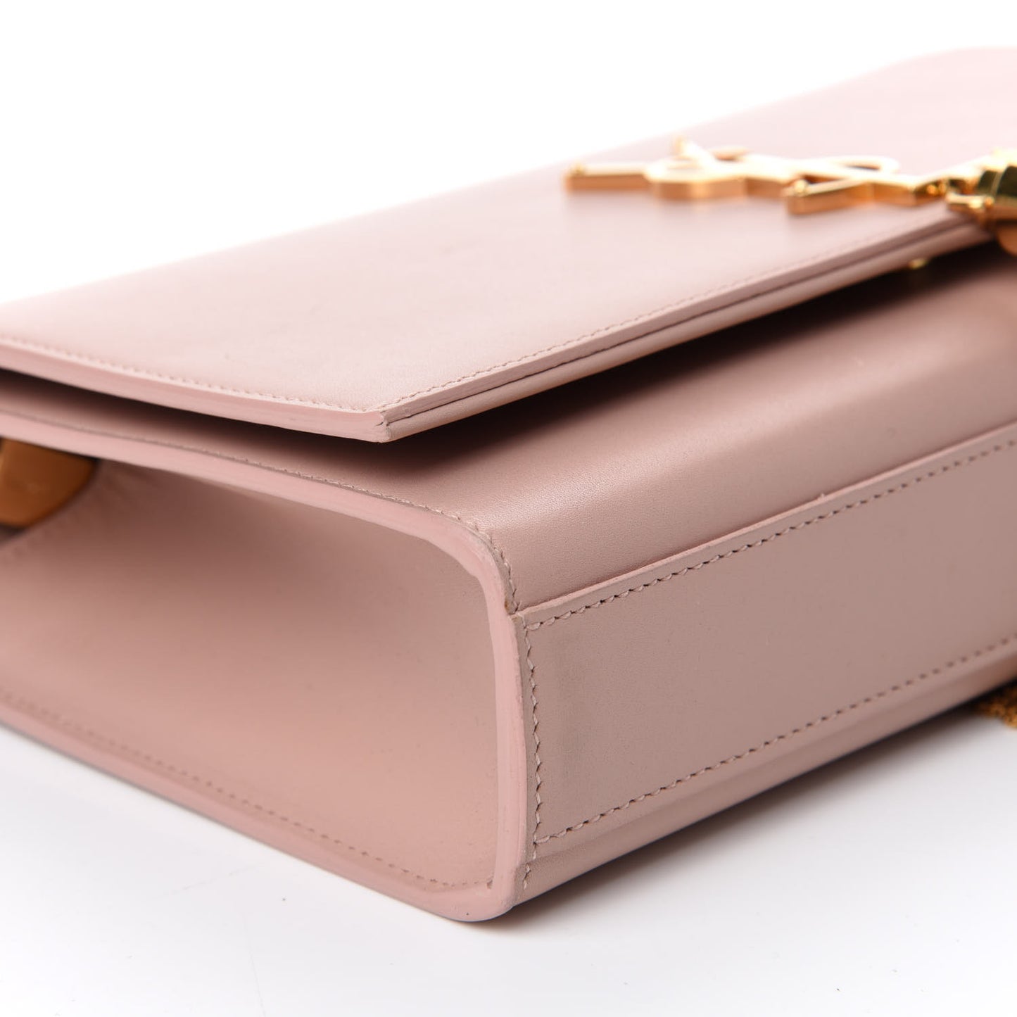 Smooth Calfskin Medium Classic Monogram Kate Tassel Satchel Pink