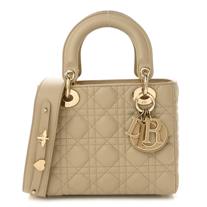Christian Dior Lambskin Cannage Small My ABCDior Lady Dior Beige 1 of 10