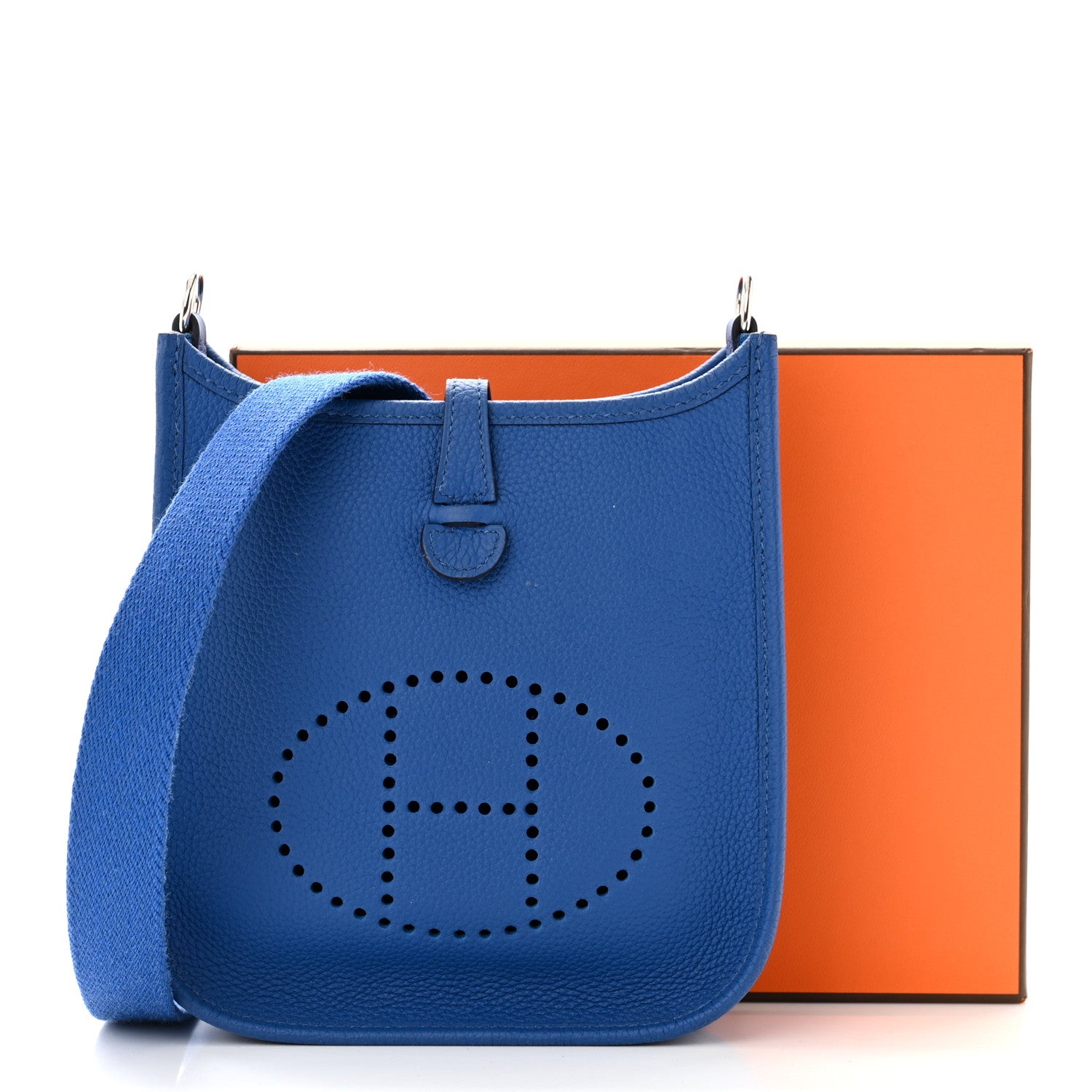 Hermes Taurillon Clemence Evelyne TPM Bleu France 11 of 11