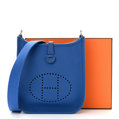 Hermes Taurillon Clemence Evelyne TPM Bleu France 11 of 11