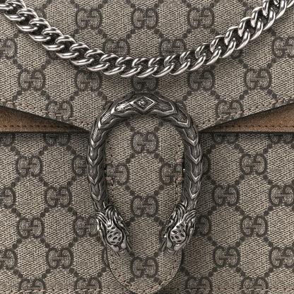 Gucci GG Supreme Monogram Small Dionysus Shoulder Bag Taupe 8 of 12