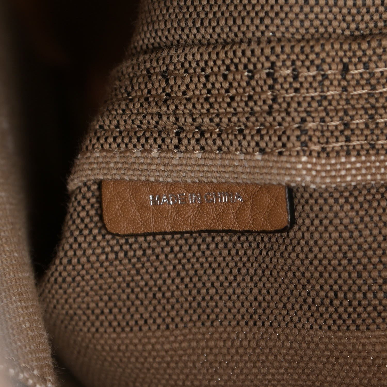 Burberry Grainy Calfskin Canvas Mega Check Medium Ashby Tassel Hobo Saddle Brown 8 of 16