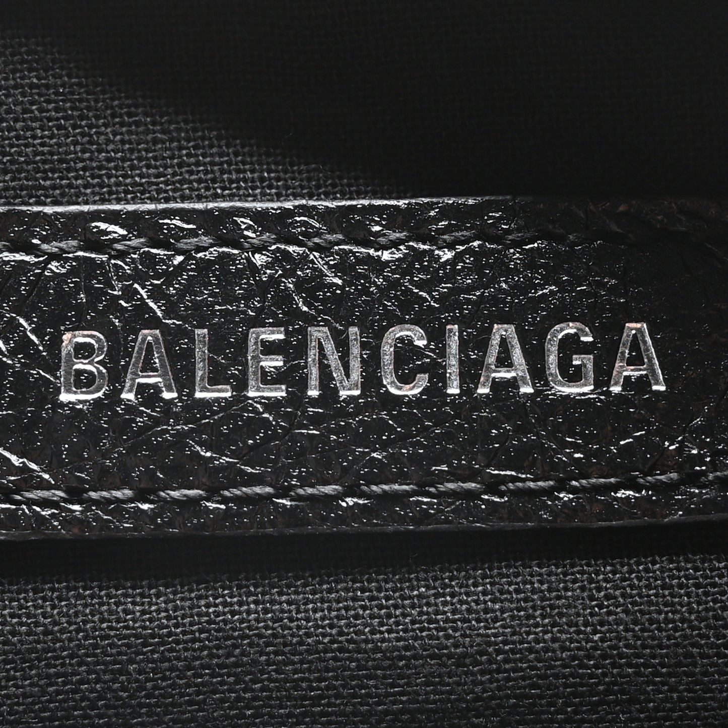 Agneau Arena Le Cagole Chain Shoulder Bag XS Black