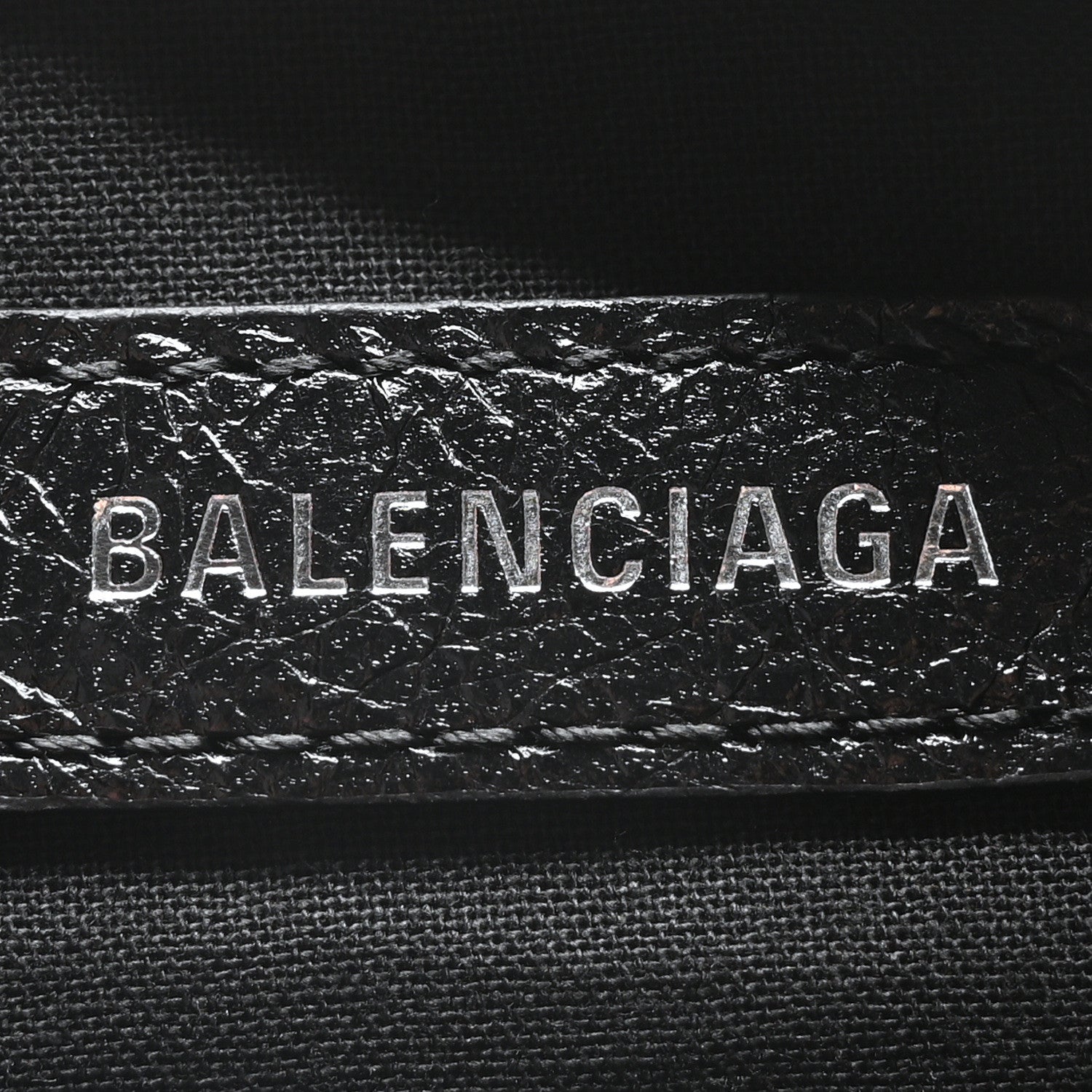 Balenciaga Agneau Arena Le Cagole Chain Shoulder Bag XS Black 6 of 11