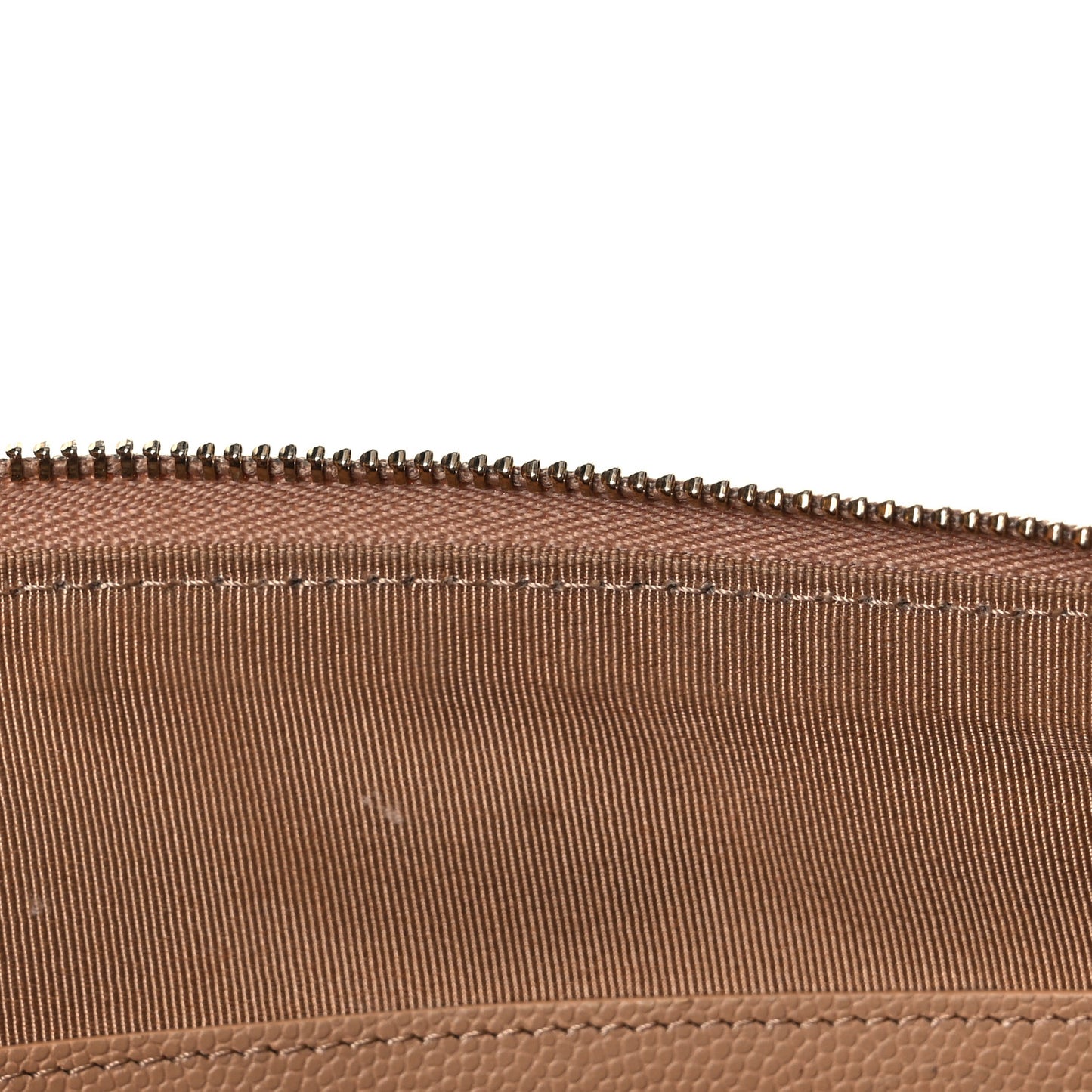 Caviar Quilted Medium Cosmetic Case Beige