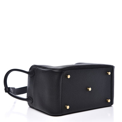 Hermes Taurillon Clemence Lindy 26 Black 3 of 8